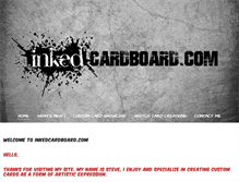 Tablet Screenshot of inkedcardboard.com